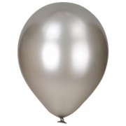 Metallic Silver Balloons (Pack of 20)